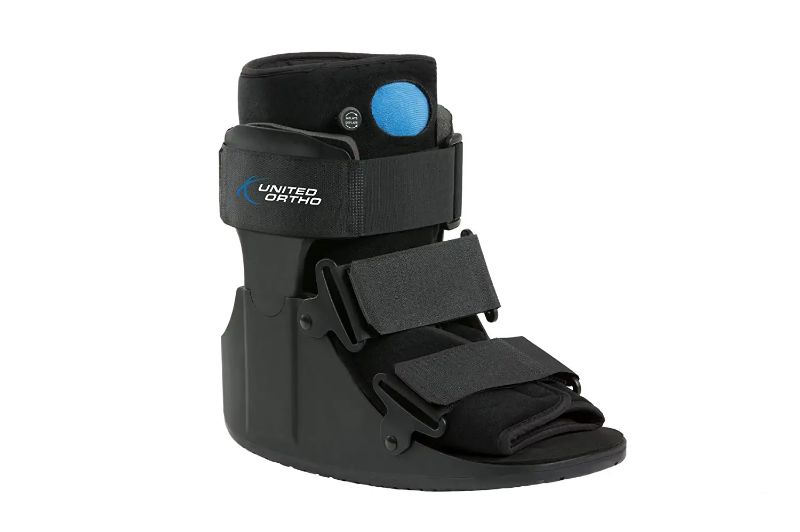 Photo 1 of [Extra Large] United Ortho Short Air Cam Walker Fracture Boot, Black