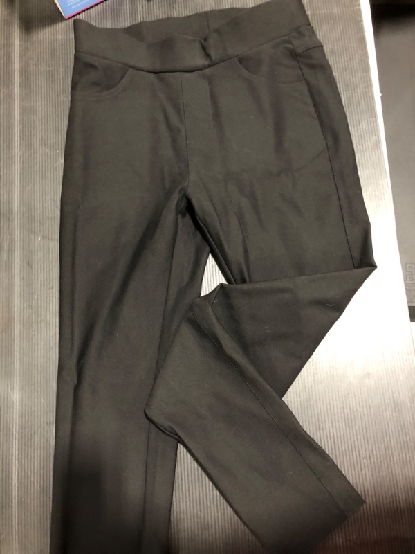 Photo 2 of [Size XS] Ginasy Dress Pants for Women Stretch Pull-on Pants Ease into Comfort Office Ponte Pants [Black]