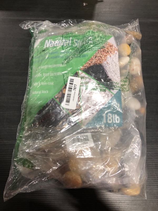 Photo 2 of Anothera 18-lb Bulk Bag Pebbles for Plants 1-1.5 ” Aquarium Gravel River Rocks