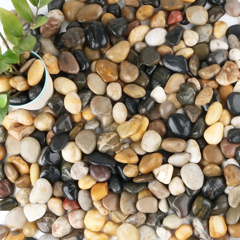 Photo 1 of Anothera 18-lb Bulk Bag Pebbles for Plants 1-1.5 ” Aquarium Gravel River Rocks