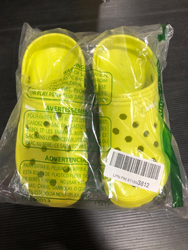 Photo 2 of [Size 8] Mens Rubber Clogs [Yellow]