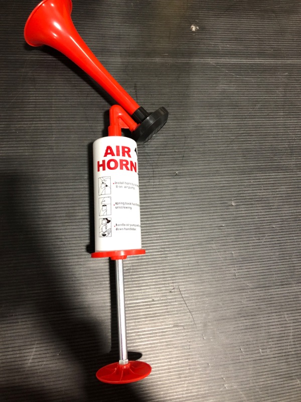 Photo 2 of Air Horn Pump Handheld Aluminum+ABS Loud Sound