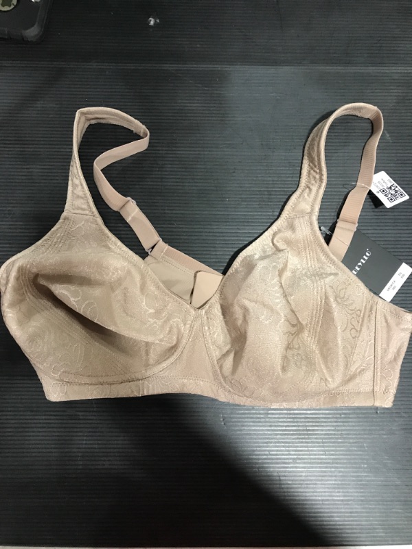 Photo 2 of [Size 38D] Deyllo Women's Full Coverage Plus Size Comfort Minimizer Bra Wirefree Non Padded