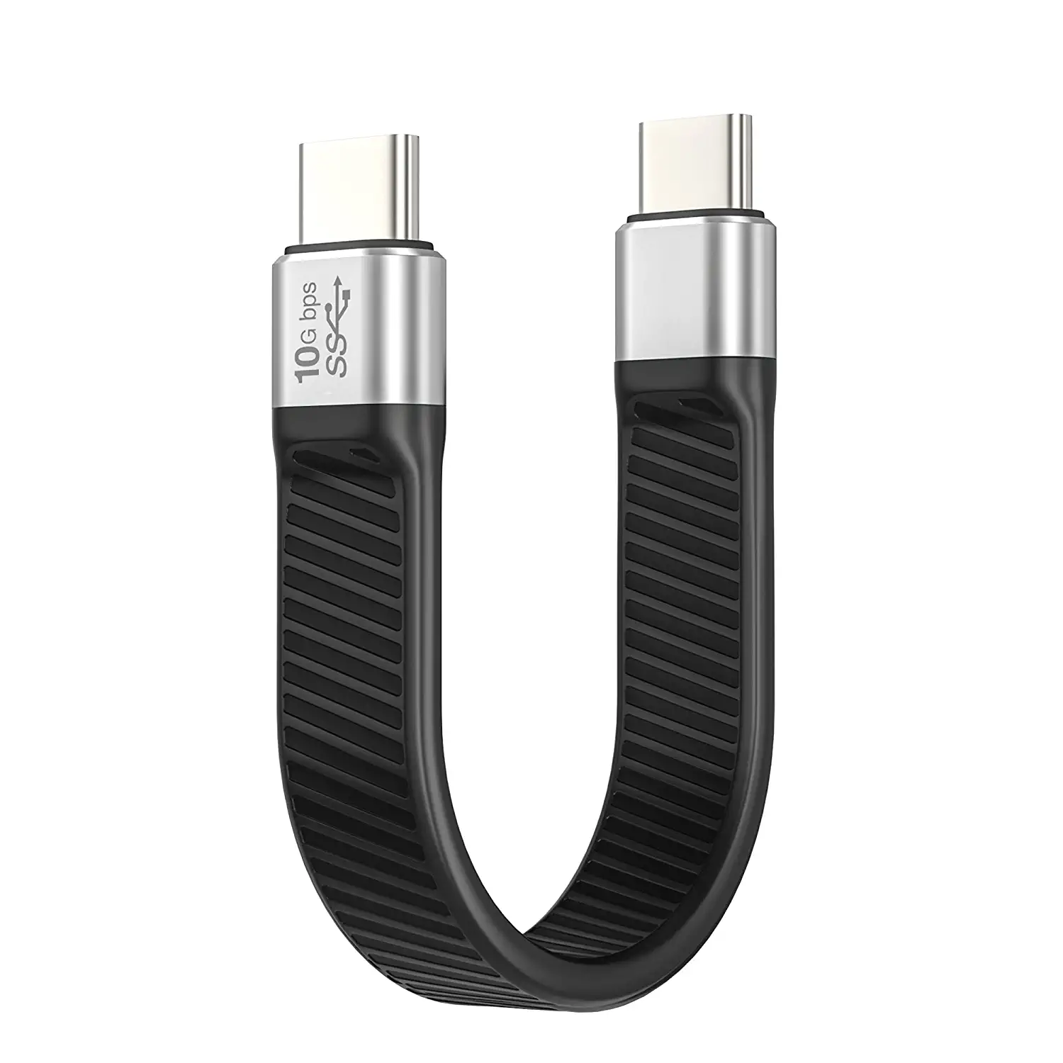 Photo 1 of Short USB C to USB C Cable, Lamtoon USB 3.2 Gen 2 Type C Cable 10Gbps Data Transfer 100W PD Fast Charge Cable FPC Design, 4K@60Hz Video Output, Thunderbolt 3 Compatible for MacBook Pro, iPad Pro