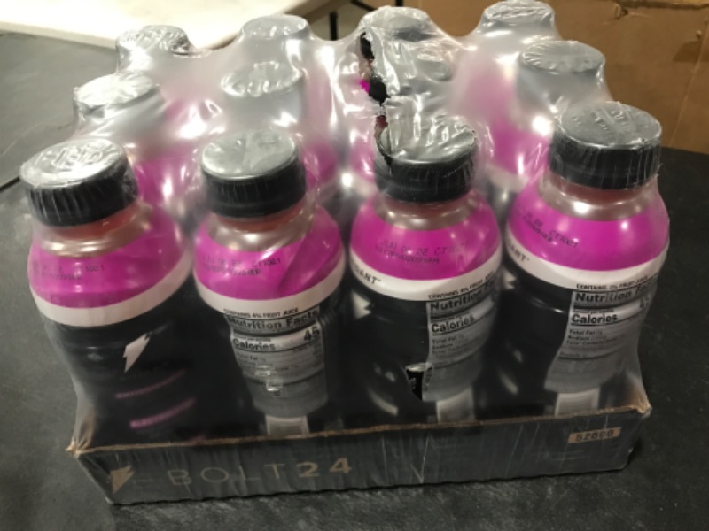 Photo 2 of [12 Pack] Bolt 24 Hydration Drink, with Electrolytes, Mixed Berry - 16.9 fl oz [EXP 6-22]