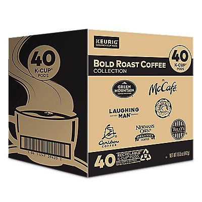 Photo 1 of 40 Ct Keurig Bold Roast Coffee Collection Variety Pack K-Cup ® Pods. Coffee - Kosher Single Serve Pods [EXP 4-22]