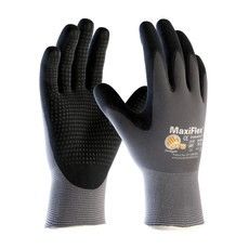 Photo 1 of [Size XL] MaxiFlex Endurance 34-844 Seamless Knit Nylon Work Glove with Nitrile Coated Grip on Palm & Fingers (Pack of 3)