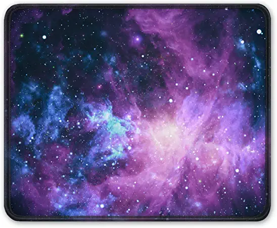 Photo 1 of Auhoahsil Mouse Pad, Square 11.8 x 9.8 in, Custom Galaxy & Stars Design