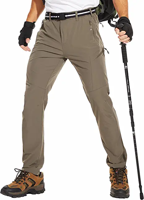 Photo 1 of [Size M]  NATUVENIX Hiking Pants for Men, Water Resistant Pants Men for Travel Stretch Work Pants Outdoor Lightweight Pants Quick Dry