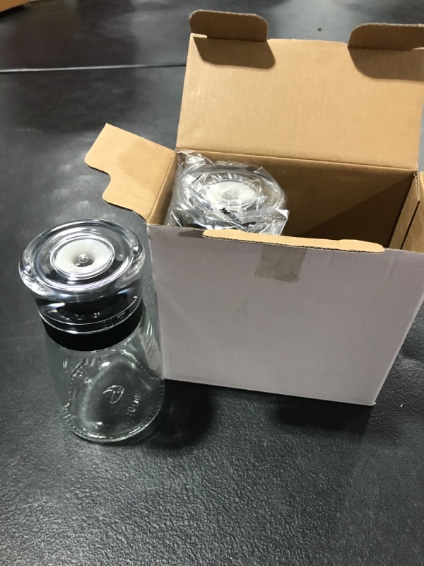 Photo 2 of 5.5oz Oil and Vinegar Cruets - Glass Dispensers for Oil and Vinegar with Sealing Caps - 2 Pc Set