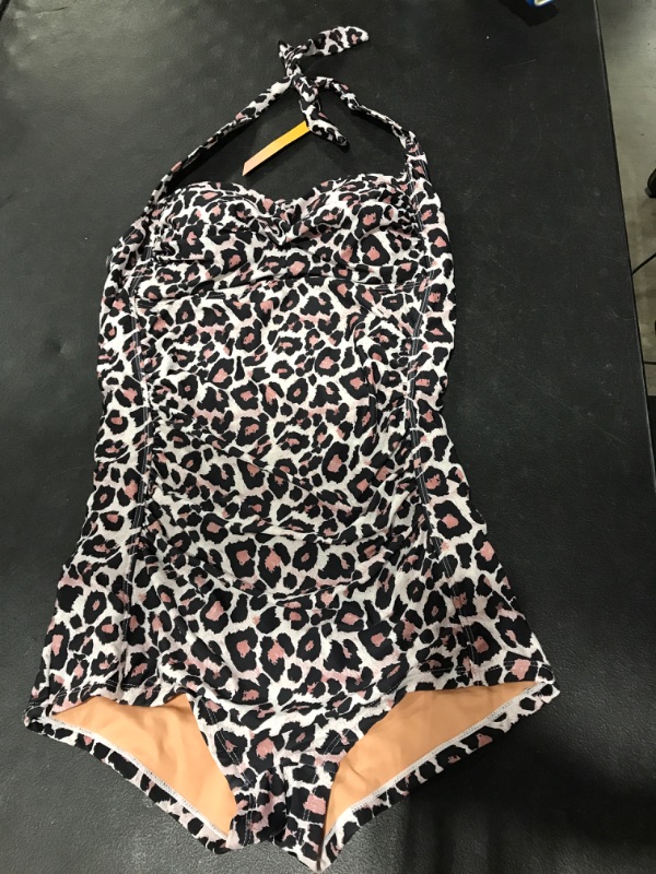 Photo 1 of [Size L] Cheetah Print One Pc Swimsuit