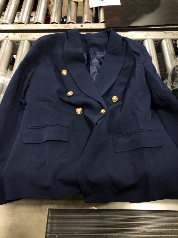 Photo 1 of Asvivid Womens Casual Pocketed Office Blazers Draped Open Front Cardigans Jacket Work Suit (XL)