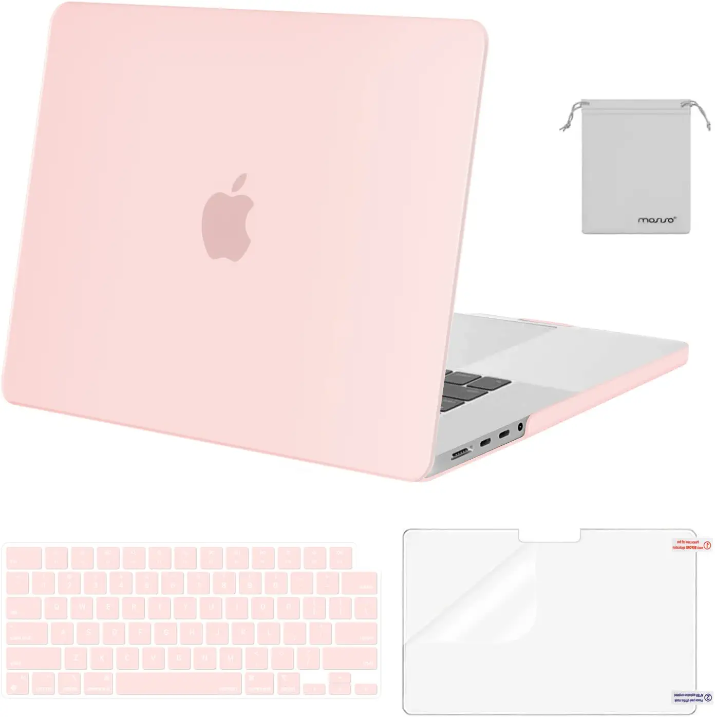 Photo 1 of MOSISO Compatible with MacBook Pro 16 inch Case 2021 2022 Release A2485 M1 Pro/Max with Liquid Retina XDR Display Touch ID, Plastic Hard Shell & Keyboard Skin & Screen Protector