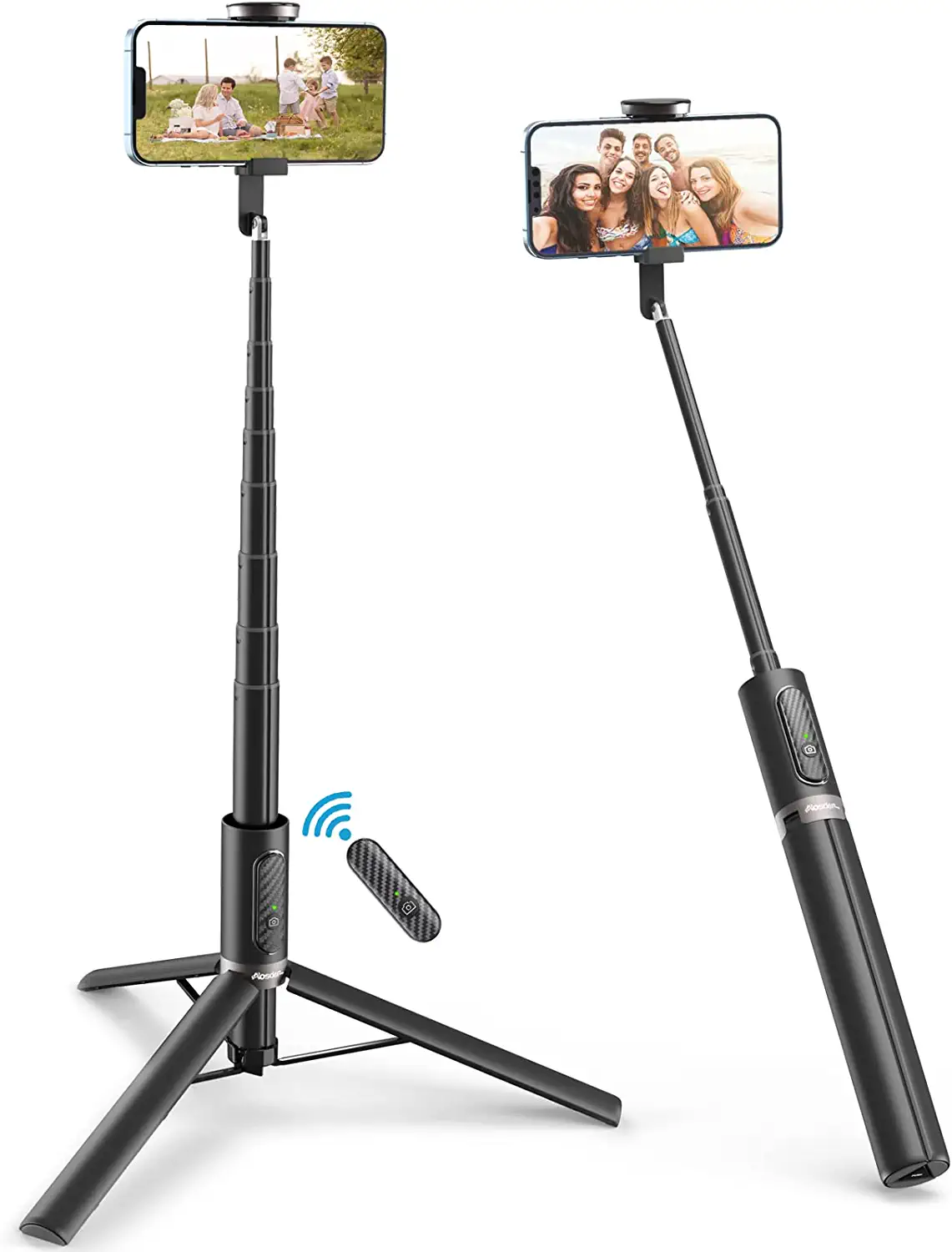 Photo 1 of AVOSDER 60'' Selfie Stick & Tripod Stand, All in One Extendable Cell Phone Tripod with Bluetooth Remote, Portable Travel Tripod Compatible with iPhone 13 Pro Max, 13 Pro, 12 Pro Max, 11 & Android
