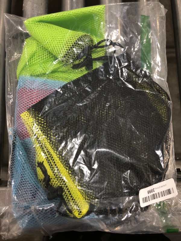 Photo 2 of 13"X15.5" 12Pcs Mesh Laundry Drawstring Bag Nylon Drawstring Gym Bag with Cord Lock Closure…