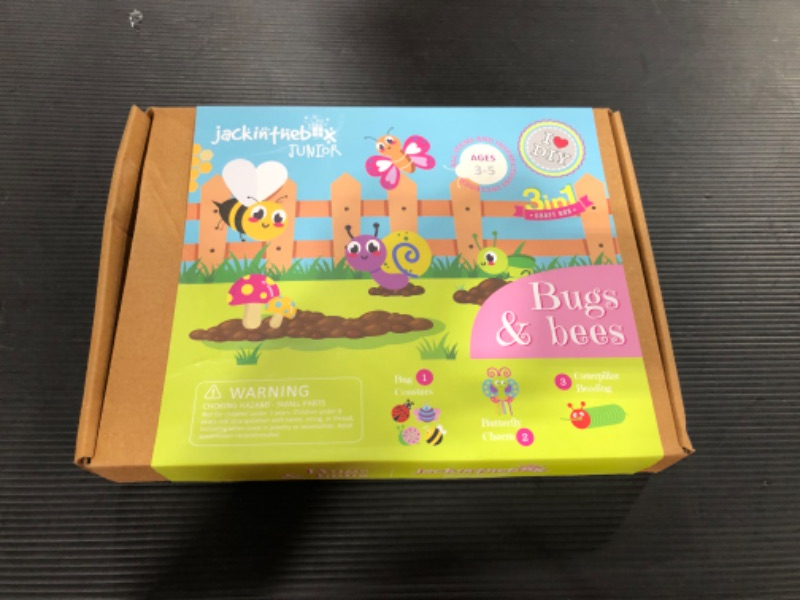 Photo 2 of jackinthebox Junior. - Bugs and Bees Themed Art and Craft kit | 3-in-1 Craft Kit