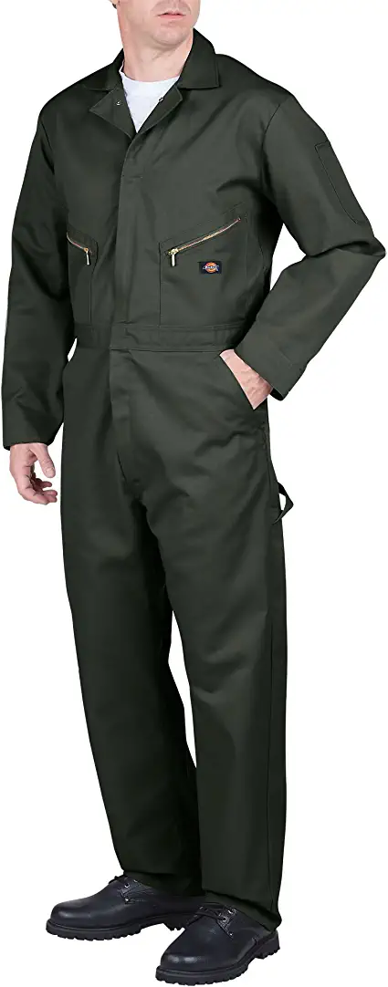 Photo 1 of [SIZE SR] Dickies Men's 7 1/2 Ounce Twill Deluxe Long Sleeve Coverall