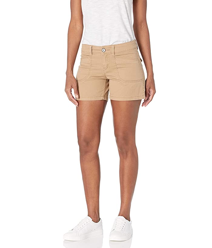 Photo 1 of [Size 5] Unionbay Juniors Darcy 5 in. Solid Shorts [Beige]
