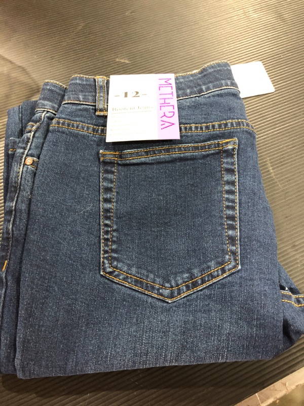 Photo 1 of [Size 12] Ladies Denim Pants [Dark Blue]
