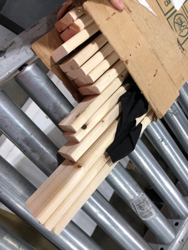 Photo 2 of [Queen]Treaton, 0.75-Inch Standard Mattress Support Wooden Bunkie Board/Slats, Beige