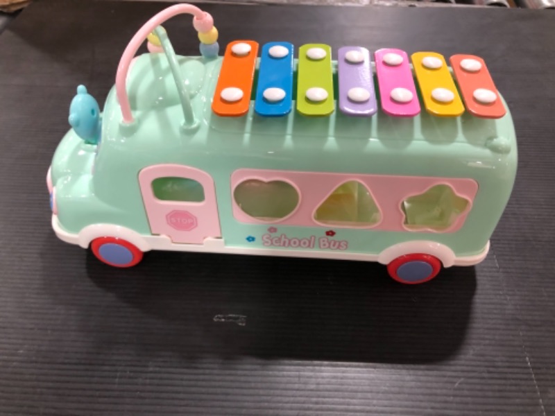 Photo 2 of EFOSHM Intellectual School Bus Baby Toy