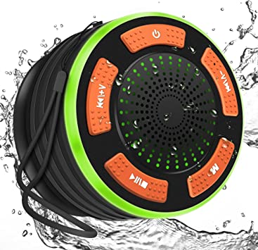 Photo 1 of IPX7 Waterproof Shower Bluetoth Speaker DINTO Wireless Portable Outdoor Bluetoth Speaker with Microphone for Bathroom Shower Beach Pool Outdoors Party Travel Hiking
