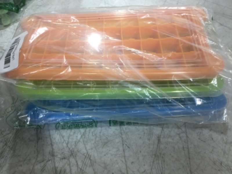 Photo 2 of HIOHI Silicone Ice Cube Trays 3 Pack