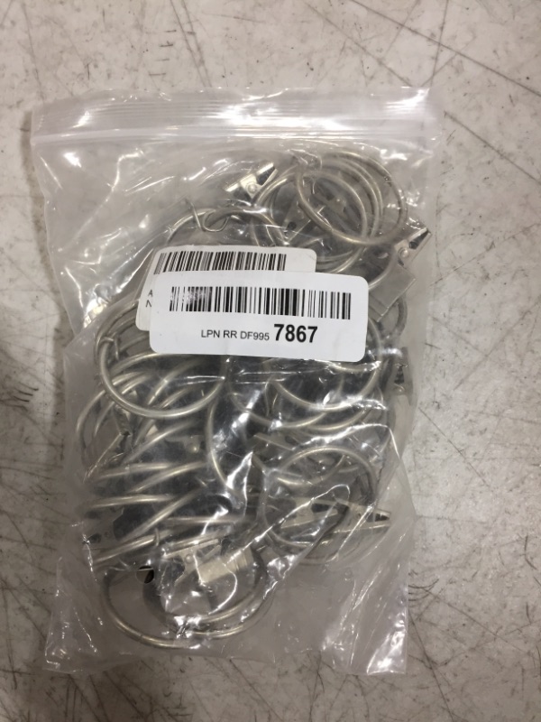 Photo 1 of AMZSEVEN 40 PCS Curtain Rings with Clips