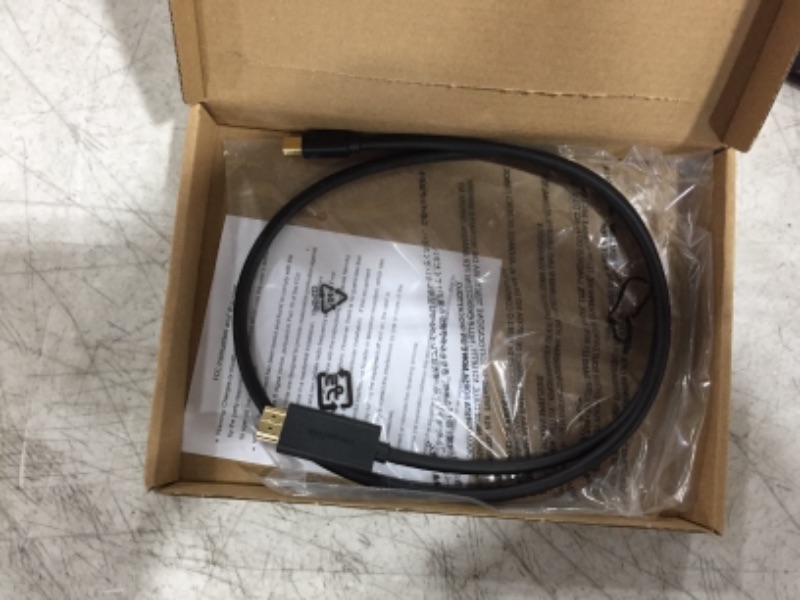Photo 2 of Amazon Basics Mini DisplayPort to HDMI Cable - 3 Feet