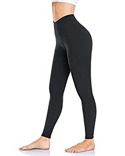 Photo 1 of AHLW Buttery Soft High Waisted Yoga Pants for Women Elastic Skin-Friendly Comfortable Yoga Leggings Daily Casual Leggings Black (B09X2WQLHT) XL