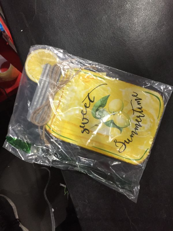 Photo 2 of 'Sweet Summertime' Lemonade Welcome Sign
