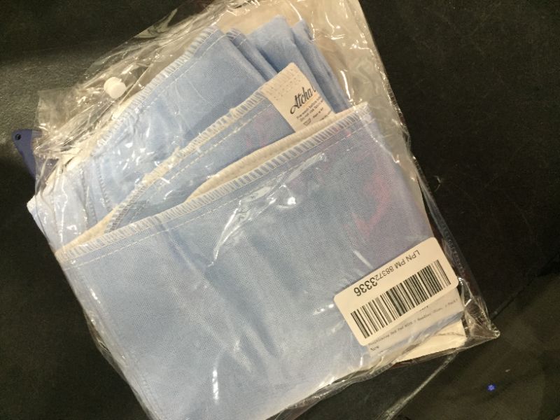 Photo 1 of Atcha Ba Washable and Reusable Positioning Bed Pad with Handles, Waterproof Incontinence Underpad (Blue, 1-Pack)
