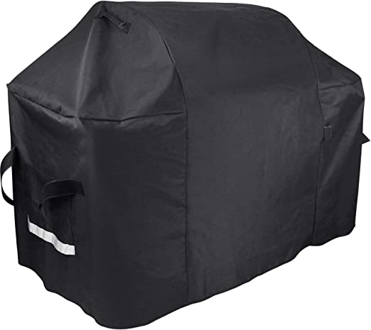 Photo 1 of Grisun 7131 Grill Cover 65 Inch, Gas Grill Cover for Weber Genesis II 4 Burner Grill, Genesis E 310, UV-Resistant Waterproof Grill Cover Fits for for Weber Genesis II 410,435,440 Grill
