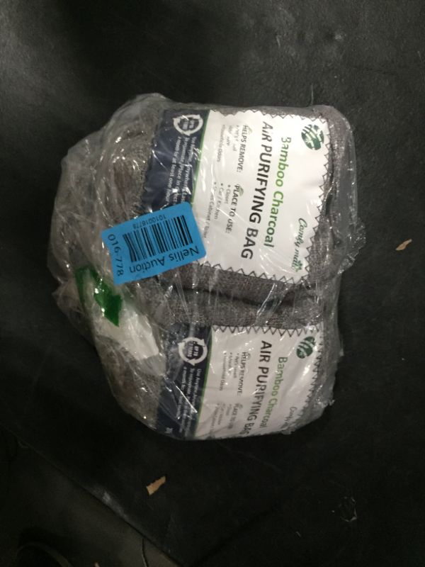 Photo 1 of 5 Pack Bamboo Charcoal Air Purifying Bags with Hooks ONLY 4 BAGS PRESENT