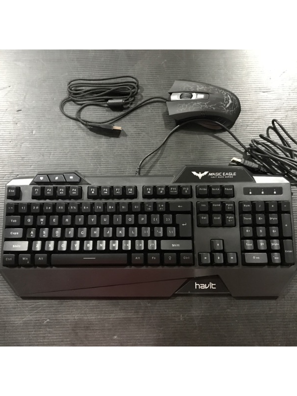 Photo 1 of HAVIT Wired Rainbow Backlit Gaming Keyboard and Mouse
