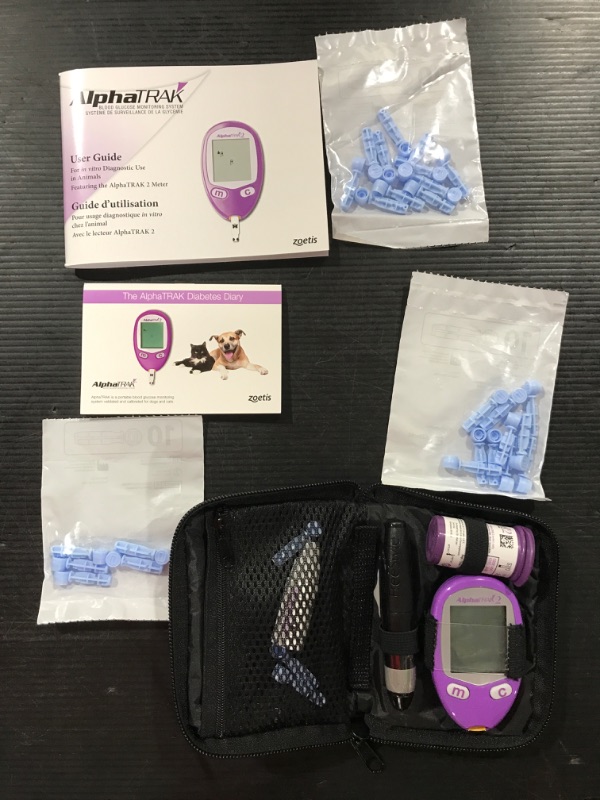 Photo 2 of AlphaTRAK 2 Veterinary Blood Glucose Monitoring Meter Kit