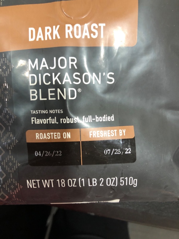 Photo 3 of 2 Peet's Coffee Major Dickason's Blend, Dark Roast Ground Coffee, 18 oz Bag
