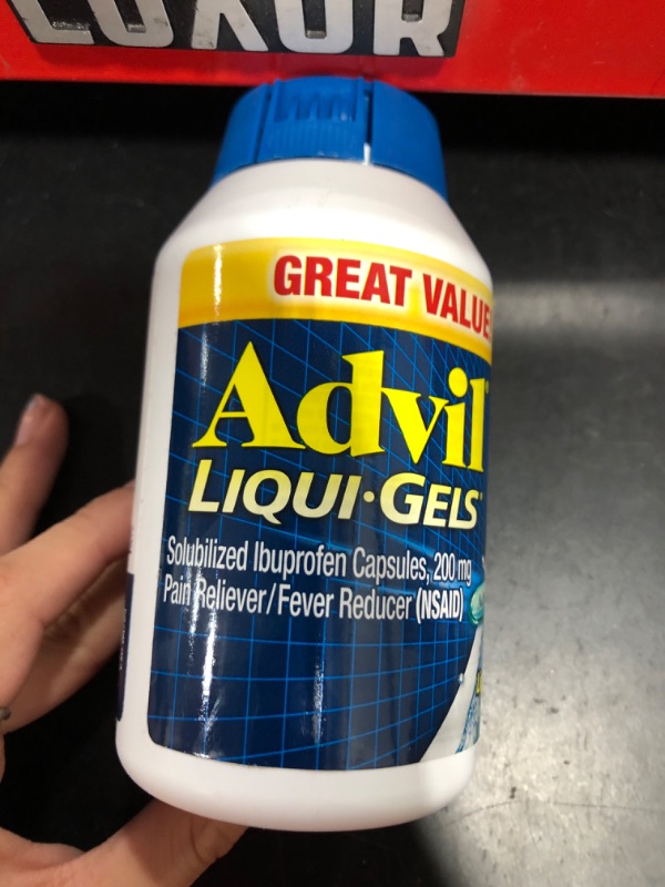 Photo 2 of Advil Liqui-Gels Pain Reliever/Fever Reducer Liquid Filled Capsules - Ibuprofen (NSAID)

04/24