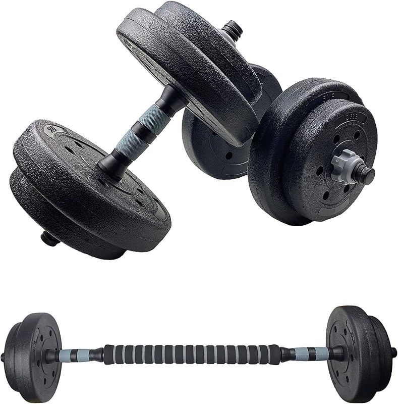 Photo 1 of 
SWIFTFIT Adjustable Dumbells Barbell Weight Set, All in One Including a Barbell Connector for Home Office and Gym (20 LBS Set, 40 LBS Set, 60 LBS Set)
