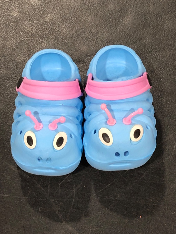 Photo 2 of Boys Girls Summer Sandals Cartoon Cute Light Shoes Children Summer Sandals Caterpillar Non-slip Water Shoes Garden Shoes Size:22