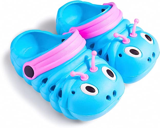 Photo 1 of Boys Girls Summer Sandals Cartoon Cute Light Shoes Children Summer Sandals Caterpillar Non-slip Water Shoes Garden Shoes Size:22