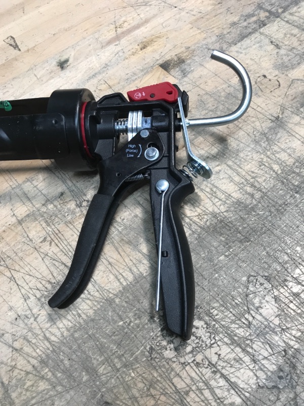 Photo 1 of 29 oz. Heavy-Duty High Leverage Drip Free Caulk Gun
