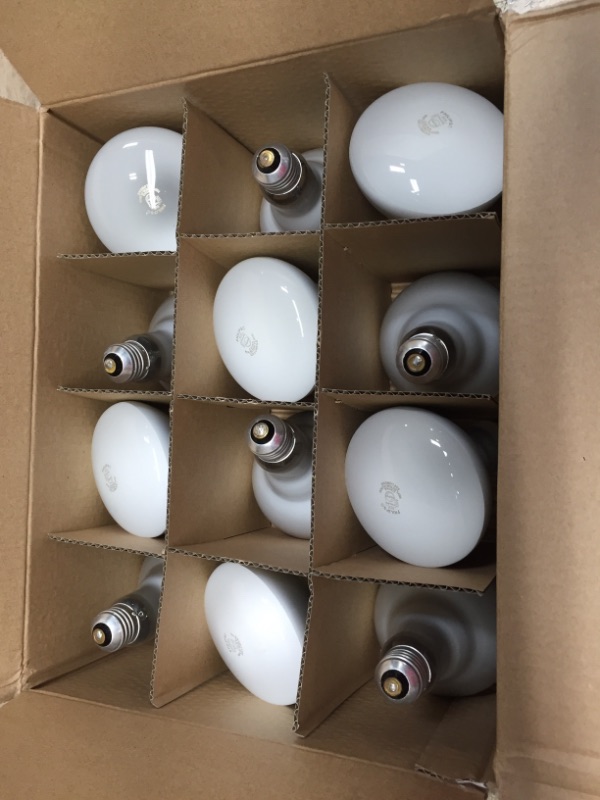 Photo 1 of 65-Watt Incandescent BR30 Flood Light Bulb Soft White (2700K) (12-Pack)
