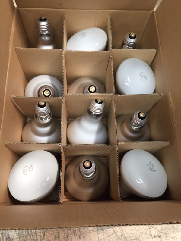 Photo 2 of 65-Watt Incandescent BR30 Flood Light Bulb Soft White (2700K) (12-Pack)
