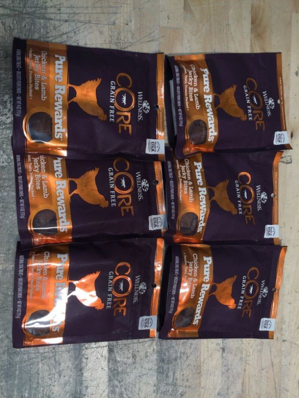 Photo 2 of **EXPIRES JULY 2022** Wellness CORE Power Packed Jerky Dog Treats (Previously Pure Reward) (6 PACK)
