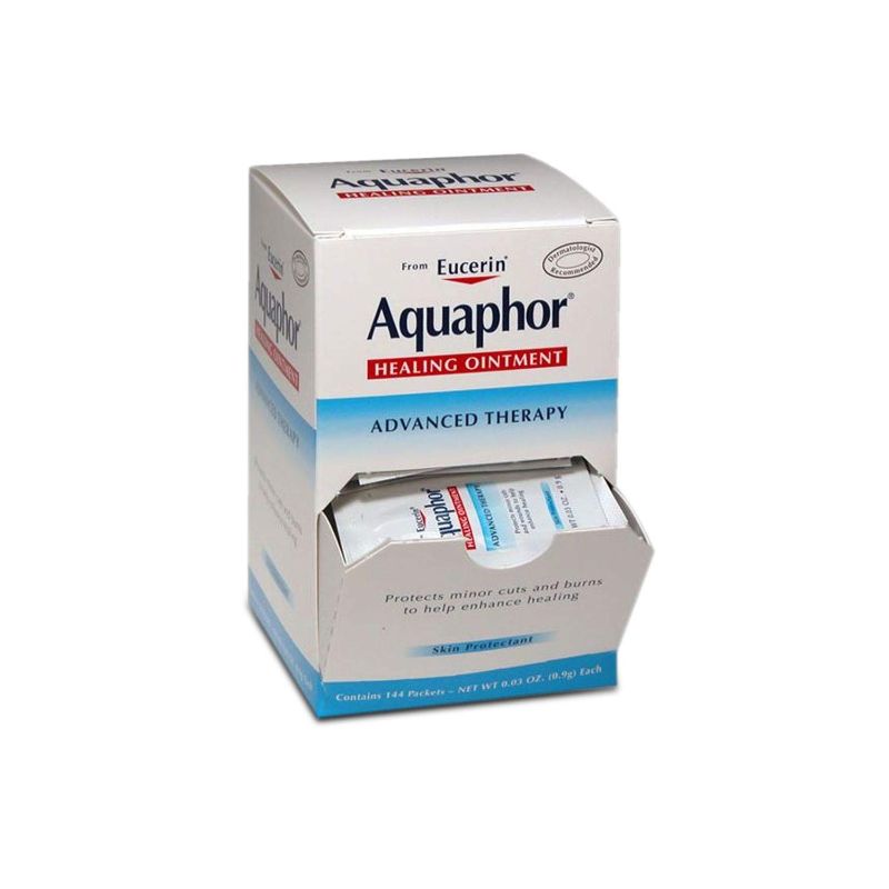 Photo 1 of **EXPIRES 11/2020** Aquaphor Healing Ointment Advanced Therapy - .9g - Box of 144 Packets
