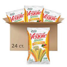 Photo 1 of **EXPIRES JUNE 2022** Sensible Portions Gluten-Free Cheddar Cheese Garden Veggie Straws, 1 oz, 24 Count