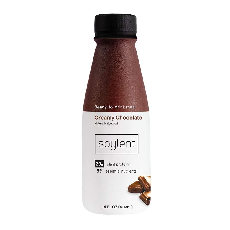 Photo 1 of ***non-refundable***
best by 4/26/23
Soylent Complete Nutrition Gluten-Free Vegan Protein Meal Replacement Shake, Creamy Chocolate, 14 Oz, 12 Pack
