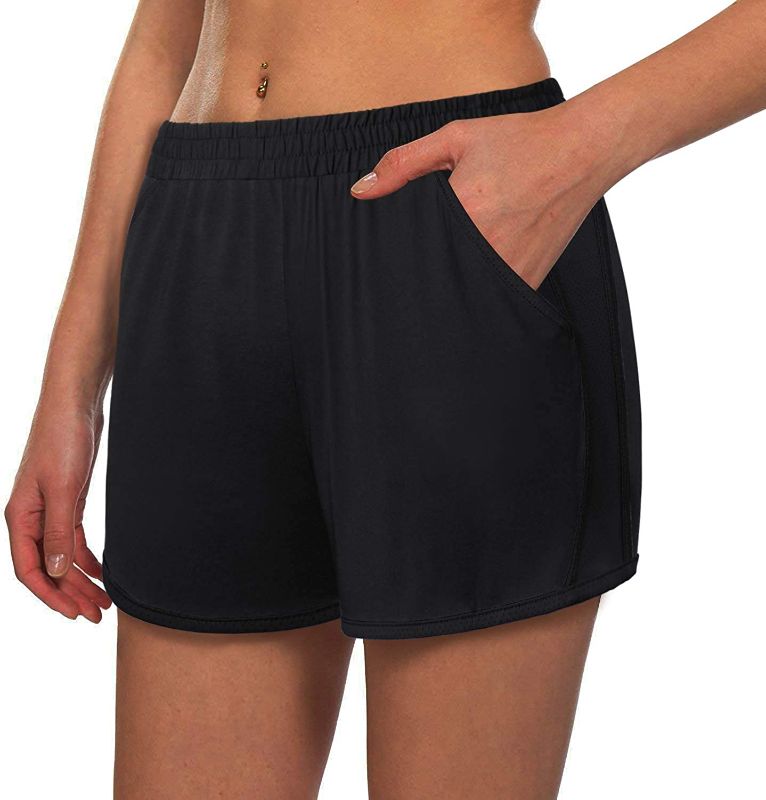 Photo 1 of Kimmery Women's Lightweight Patchwork Double Layers Yoga Shorts with Pockets
SIZE XL