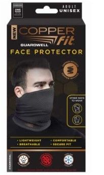 Photo 1 of Bundle of 2 
Guardwell Face Protector, Thermal Protection, Gray